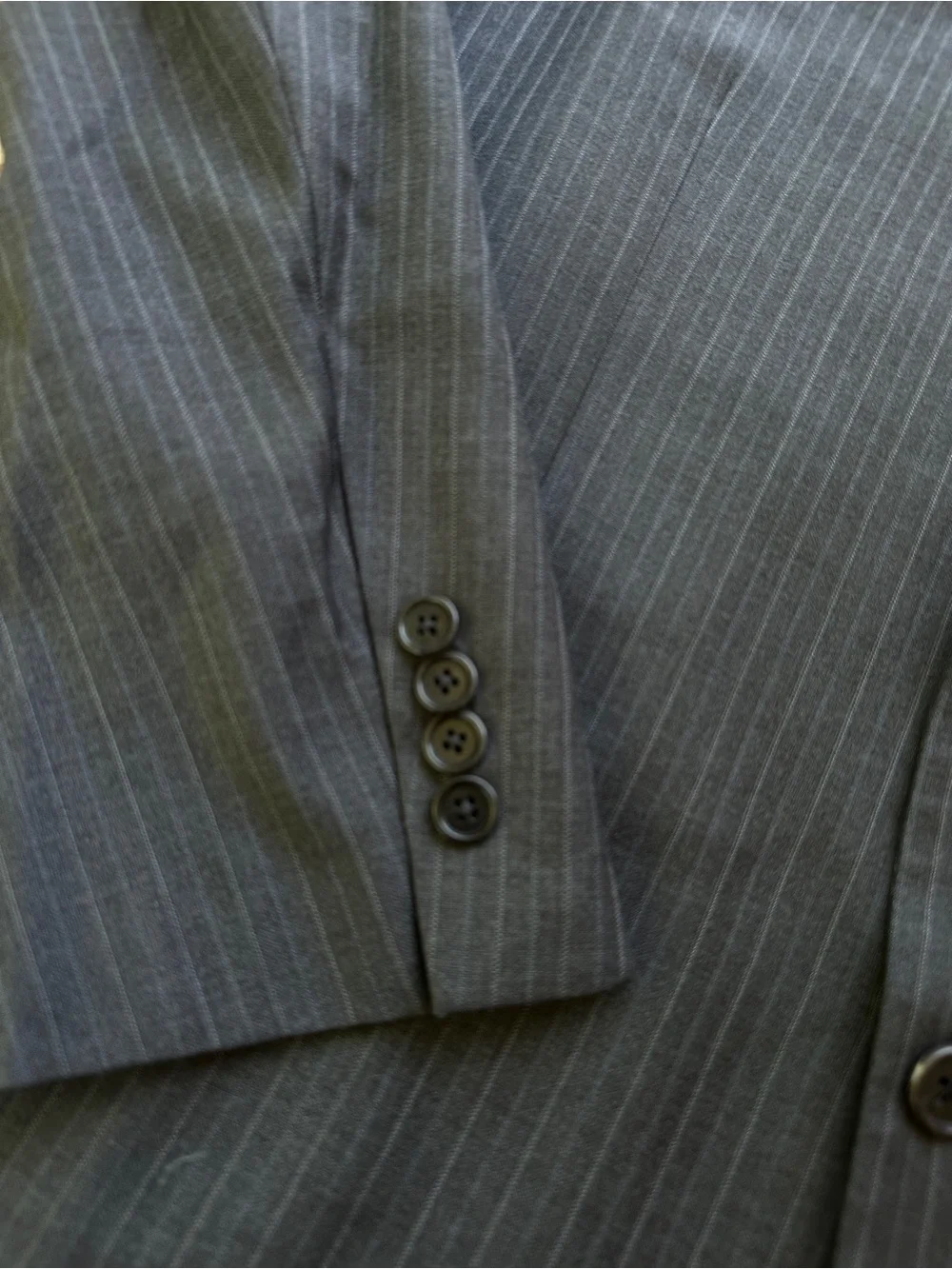 Brooks Brothers 1818 Madison  Charcoal Pinstripe Wool Blazer Sport Coat Made USA